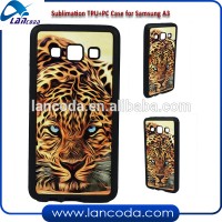 good price sublimation plastic phone case for Samsung Galaxy A3 sublimation tpu cover