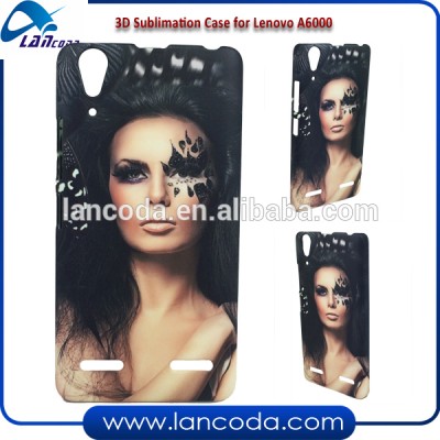 India hot sales 3D sublimation cover cell phone mobile case for Lenovo A6000 with vacuum machine printing tool/jigs/mold