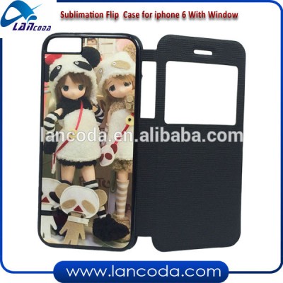 hot new products sublimation phone case for iphone6/iphone 6 cell phone with window