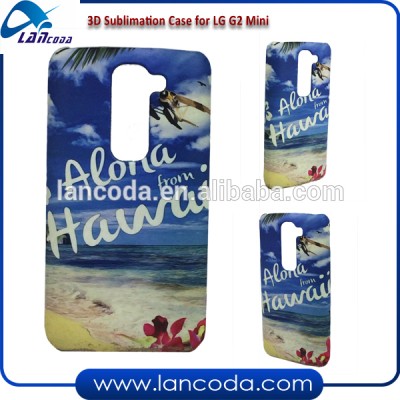 glossy and matte blank 3D sublimation cover phone case for LG G2 mini sublimation vacuum machine oven