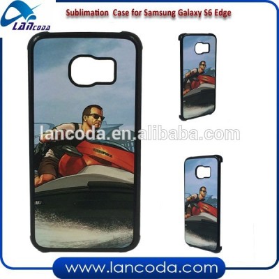 Lancoda customized sublimation phone case for Samsung Galaxy S6 Edge G9250,sublimation PC Case,2d sublimation case